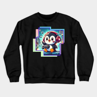 Penguin Gamer Crewneck Sweatshirt